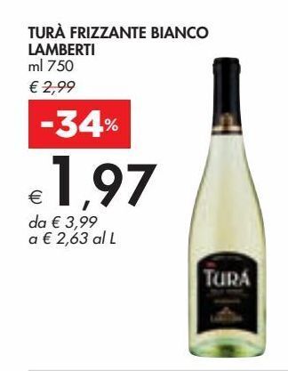 Turà frizzante bianco lamberti