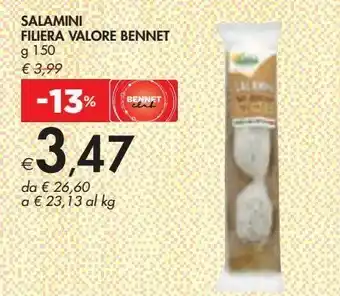 Salamini filiera valore bennet