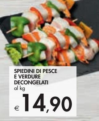 Bennet Spiedini di pesce e verdure decongelati offerta