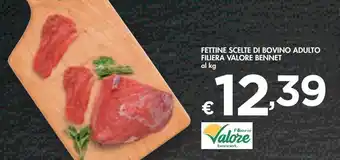 Bennet Fettine scelte di bovino adulto filiera bennet offerta