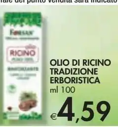 Bennet Olio di ricino tradizione erboristica offerta
