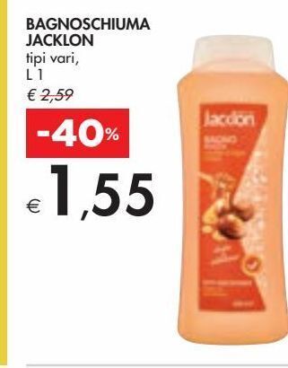 Bennet Bagnoschiuma jacklon offerta