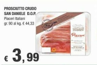 Crai San daniele Prosciutto San Daniele offerta
