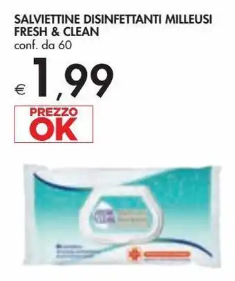 Bennet Salviettine disinfettanti milleusi fresh & clean offerta