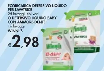Bennet Ecoricarica detersivo liquido per lavatrice o detersivo liquido baby con ammorbidente offerta