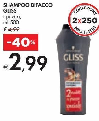 Bennet Shampoo bipacco gliss offerta
