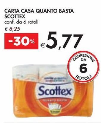 Bennet Carta casa quanto basta scottex offerta