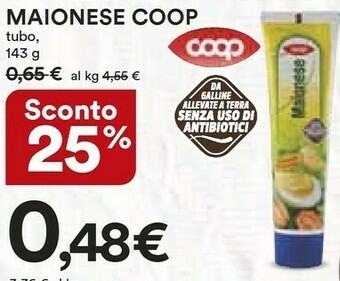 Coop Coop - Maionese 143 G(ml) offerta