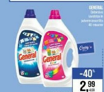 Caddy's General Detersivo lavatrice offerta