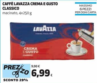 Caffé lavazza crema e gusto classico macinato