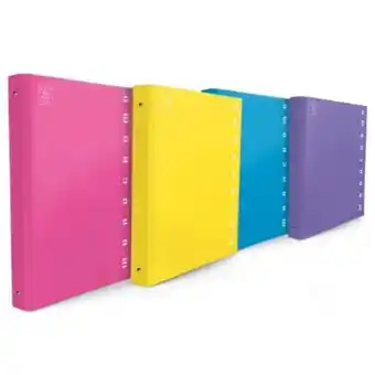 Raccoglitore ad anelli monocromo fluo