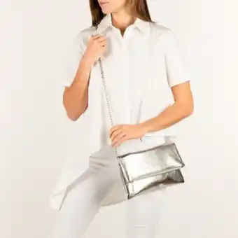 Primadonna Pochette estensibile argento laminato offerta