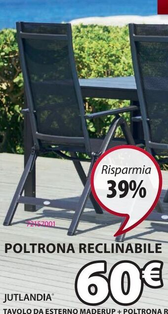 JYSK Poltrona reclinabile offerta