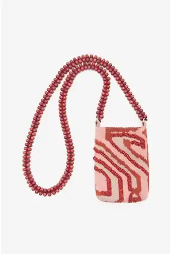 Busta portacellulare beads on ikat