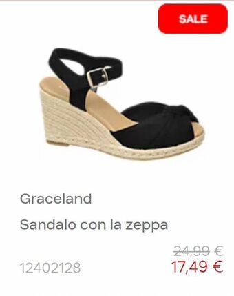 Deichmann Sandali a zeppa offerta