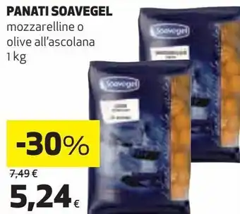 Ipercoop Panati soavegel mozzarelline o olive all'ascolana offerta