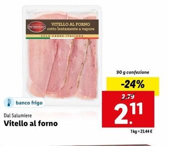 Vitello al forno dal salumiere 90g
