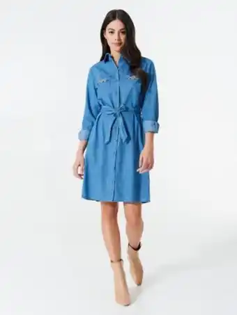 Rinascimento Abito chemisier in denim offerta