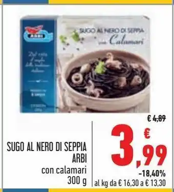 Conad Superstore Sugo al nero dl seppia arbi offerta