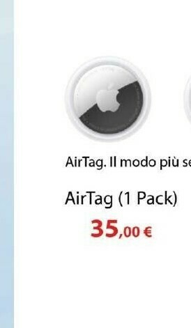 Euronics Apple Airtag 1 Pack offerta