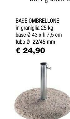 Iper La Grande Ombrelloni da giardino offerta