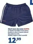 Kappa Short More Da Uomo