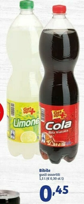 In'S Mercato Get Up+ - Cola Bibita Analcolica 1500 G(ml) offerta