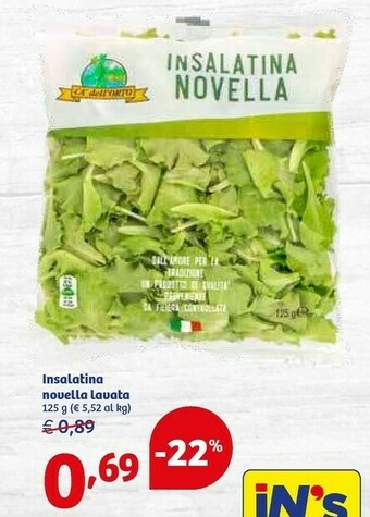 In'S Mercato Novella Insalatina Lavata offerta