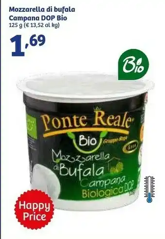 Ponte reale Mozzarella Di Bufala Campana DOP Bio