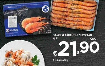 Bennet Solimeno Gamberi Argentini Surgelati offerta