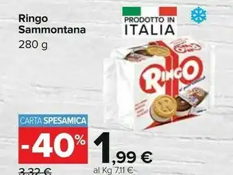 Carrefour Pavesi Ringo offerta