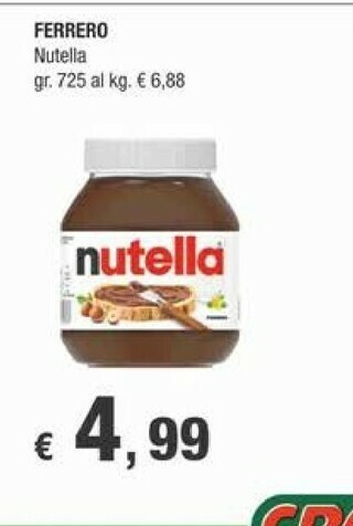 Crai Ferrero Crema al cioccolato offerta