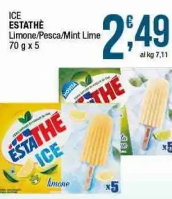 EstaThè Ice Limone/Pesca/Mint Lime 70 g x 5