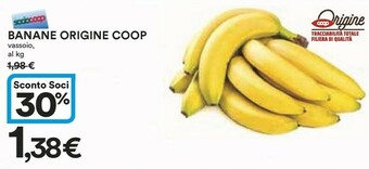 Ipercoop Coop Banane Origine offerta