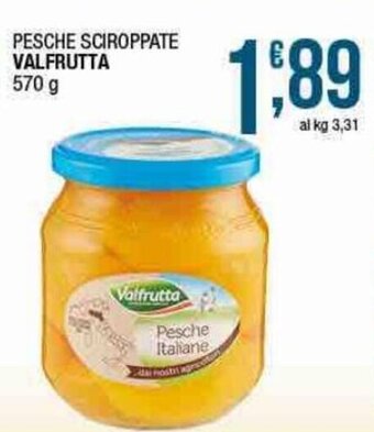 Maxi Sidis Valfrutta Pesche Sciroppate 570 g offerta