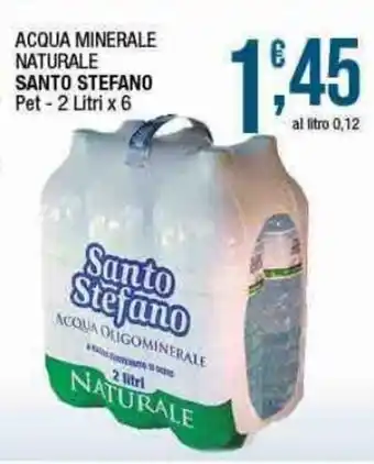 Santo Stefano Acqua minerale naturale Pet - 2 Litri x 6