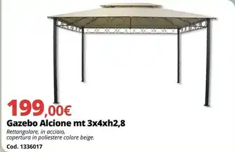Gazebo Alcione Mt 3x4xh2.8