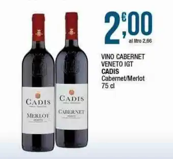 Cadis Vino Cabernet Veneto Igt Cabernet/Merlot 75 cl