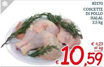 Coscette di Pollo Halal 2,5 kg