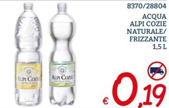 8370/28804 Acqua Alpi cozie naturale//frizzante 1,5 l