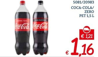 Zona 5081/20983 Coca-Cola/Zero Pet 1,5 L offerta