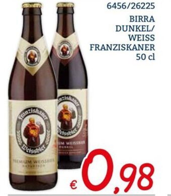 Birra Dunkel/Weiss Franziskaner 50 cl