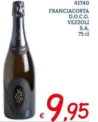 Zona Vezzoli S.A. Franciacorta D.O.C.G. 75 cl offerta