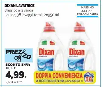Coop Lavatrice dixan offerta