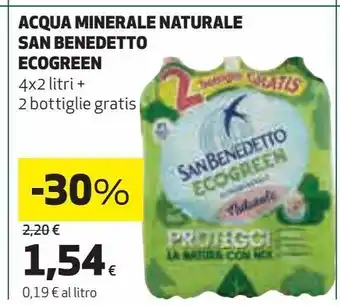 Coop Acqua minerale naturale san benedetto offerta