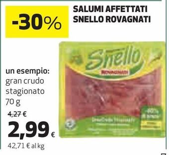 Coop Salumi affettati snello rovagnati offerta