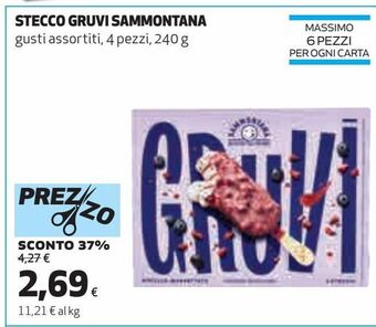 Coop Stecco gruvi sammontana offerta