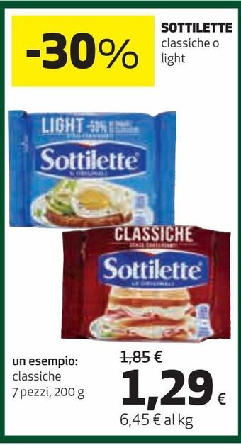 Coop Sottilette offerta