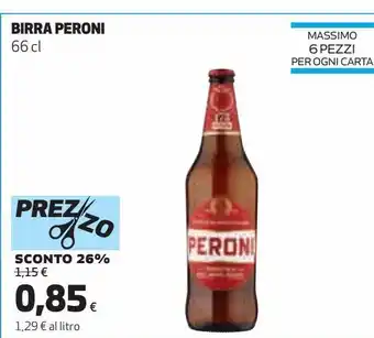 Coop Bbirra peroni offerta