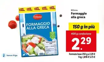 Lidl Milbona Formaggio alla greca 400 g offerta